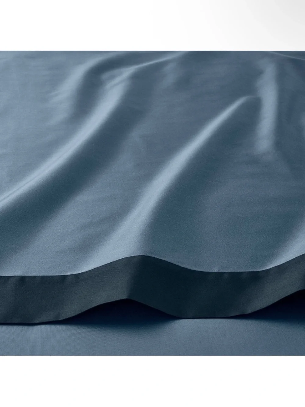 Twin XL Contrast Border Sheet Set Blue - Studio McGee X Threshold
